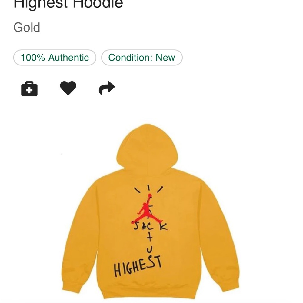 Travis Scott Jordan Cactus Jack Highest Hoodie